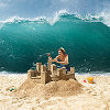 sand castle wave